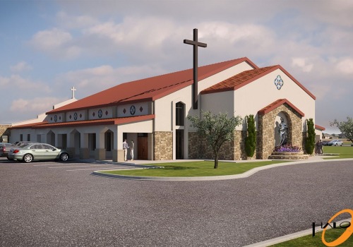 The Splendid Architecture of the Catholic Church of the Holy Spirit in Lubbock, Texas